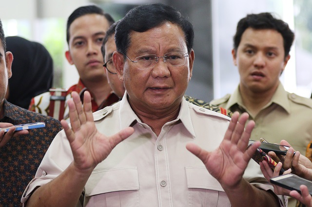 Prabowo ingin TNI dilibatkan berantas terorisme