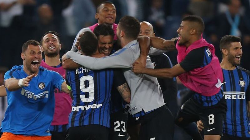 Inter Milan lolos dramatis ke Liga Champion