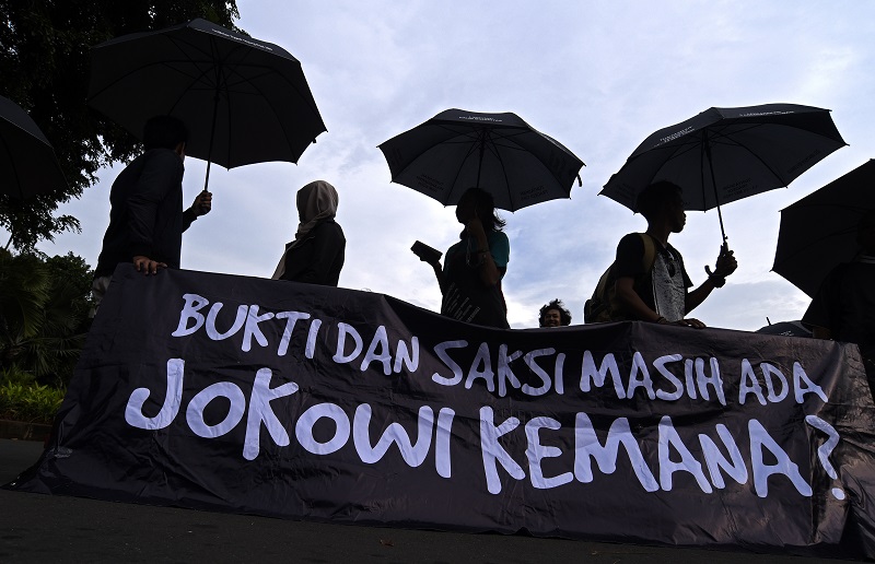 Jokowi akan temui korban pelanggaran HAM pada aksi Kamisan