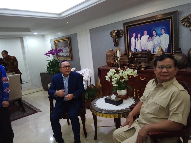 Zulkifli dan Prabowo bertemu bahas kondisi politik terkini 
