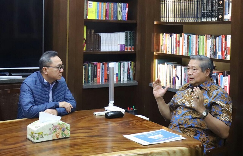 Pertemuan Zulkifli dan SBY buka peluang koalisi PAN-Demokrat?