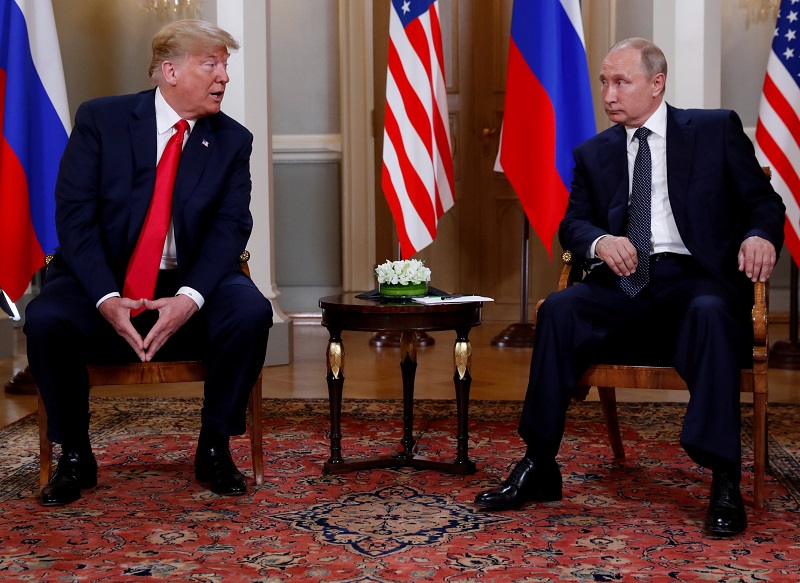 Isi pertemuan Donald Trump dan Vladimir Putin