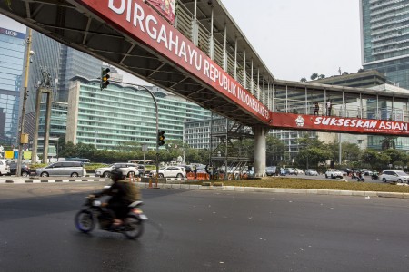 Persiapan Asian Games, JPO Sudirman akan dirobohkan