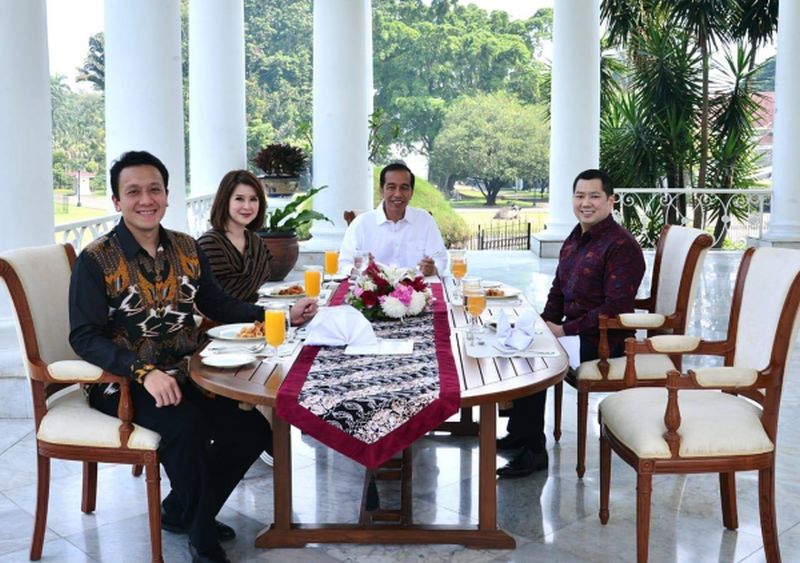 Jokowi lakukan pertemuan dengan tiga ketum parpol