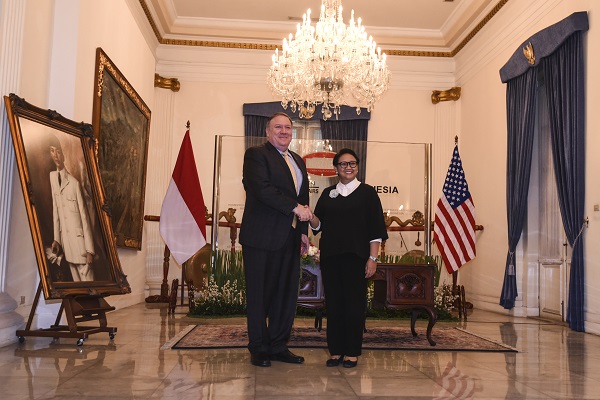  Menlu Retno: tak ada perang dagang antara Indonesia dan AS 