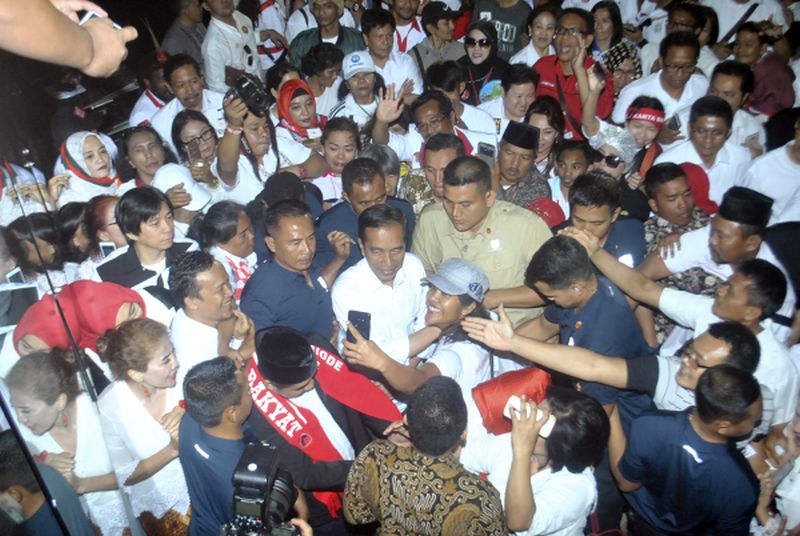 Maksud imbauan Jokowi agar relawan tak takut berkelahi