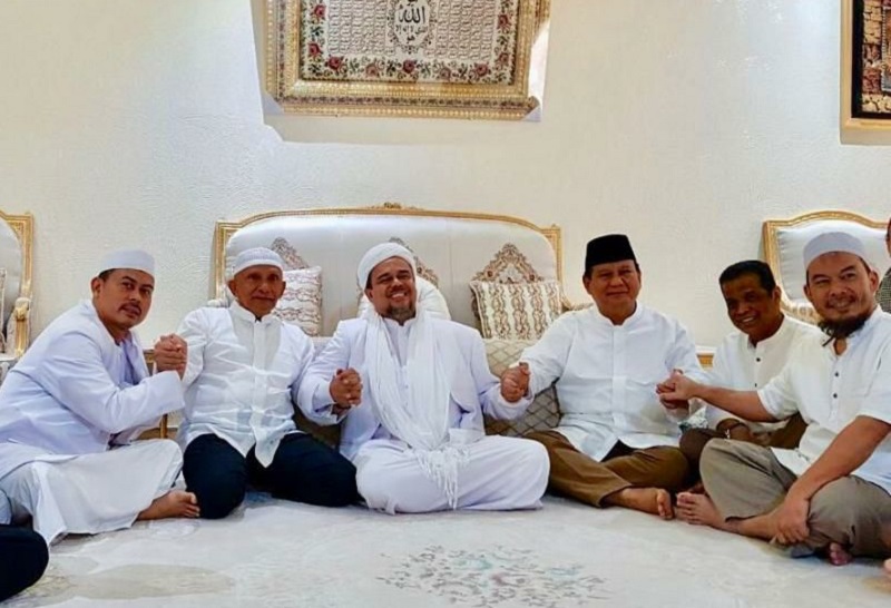 Amien Rais dan GNPF datangi rumah Prabowo