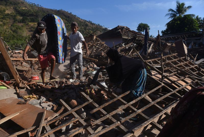 Pemerintah berikan santunan kepada korban Gempa Lombok