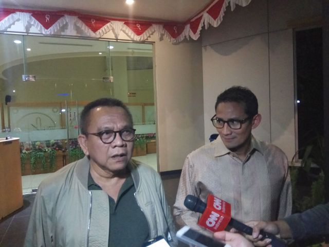 Sandiaga Uno dan Sudirman Said sambangi Presiden PKS