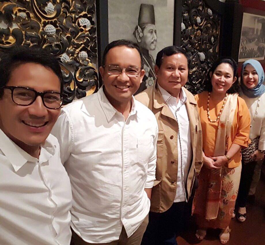 Prabowo resmi pilih Sandiaga Uno sebagai Cawapres