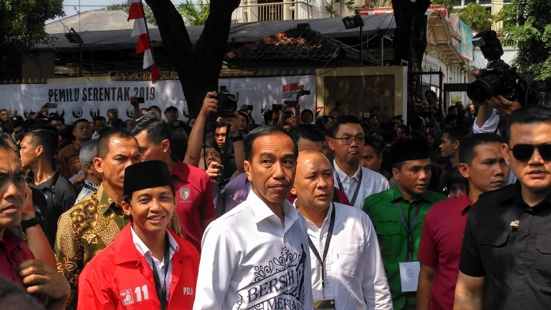 Jokowi: Demokrasi bukan perang tapi ajang adu gagasan