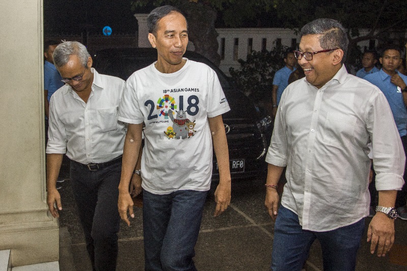 Jokowi: Penentuan ketua tim pemenangan ada di saya