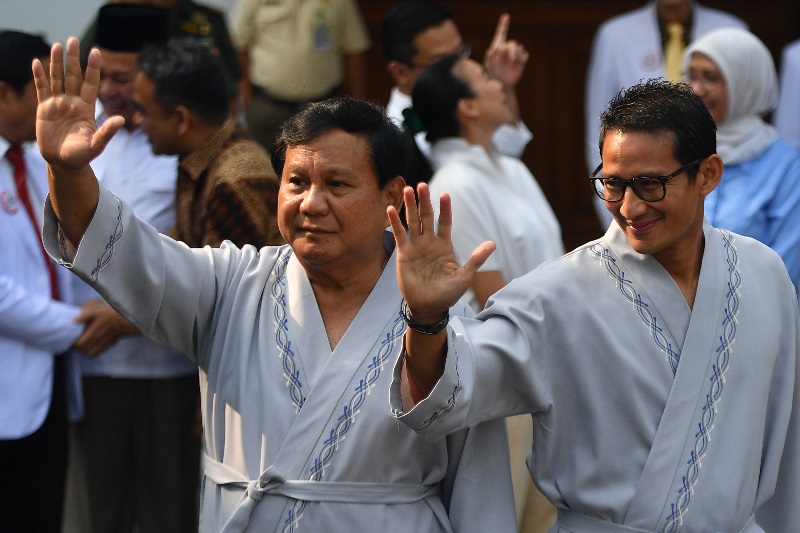 Prabowo-Sandi lakukan tes kesehatan 