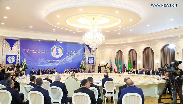 Lima negara teken perjanjian penggunaan kolektif Laut Kaspia