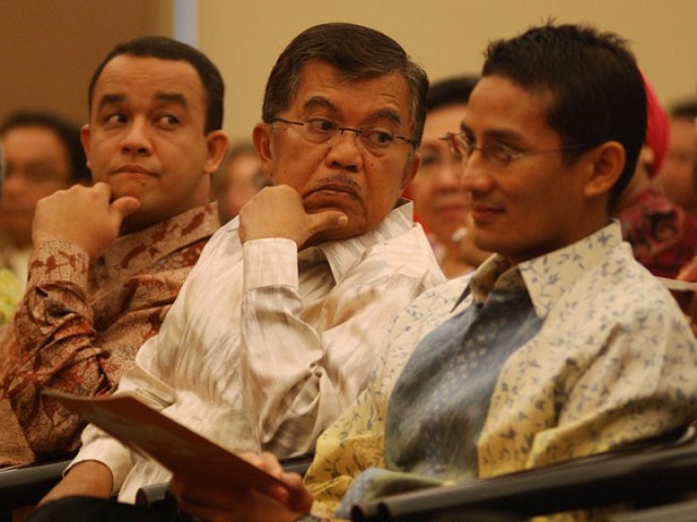 Prabowo-Sandiaga datangi rumah Wapres JK