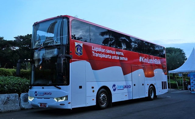 HUT RI dan Asian Games: Naik Transjakarta gratis