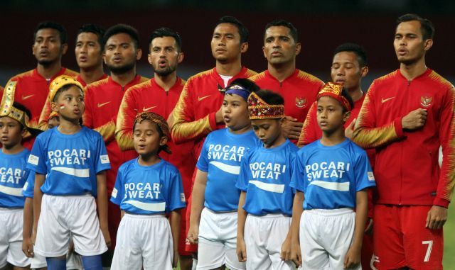 Tim sepak bola Indonesia taklukkan Laos 3-0