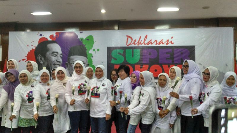 Super Jokowi deklarasikan dukungan perempuan pada Jokowi
