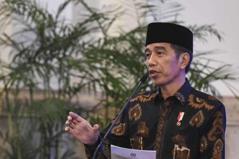 Presiden Jokowi jenguk BJ Habibie di RSPAD
