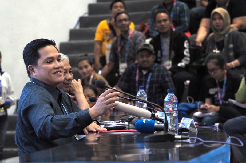 Pimpin rapat perdana, Erick Thohir bahas persiapan kampanye