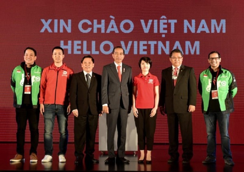 Jokowi resmikan Gojek di Vietnam