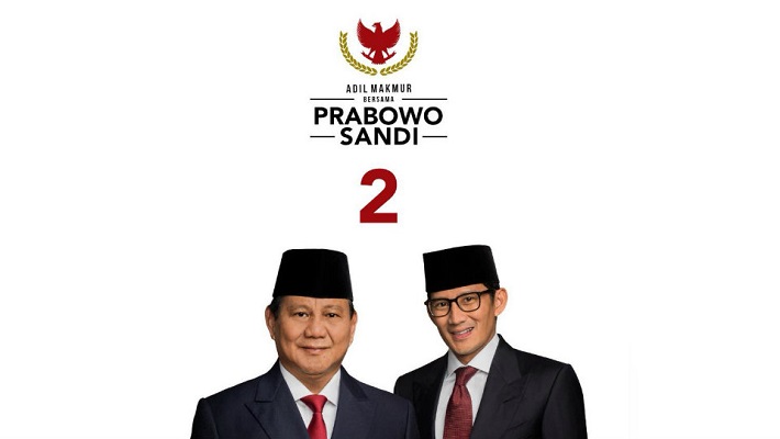 Lima dewan pembina badan pemenangan nasional Prabowo-Sandiaga Uno