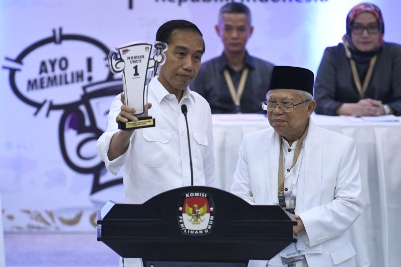 Tim Jokowi-Maruf tetapkan dua wilayah prioritas pemenangan