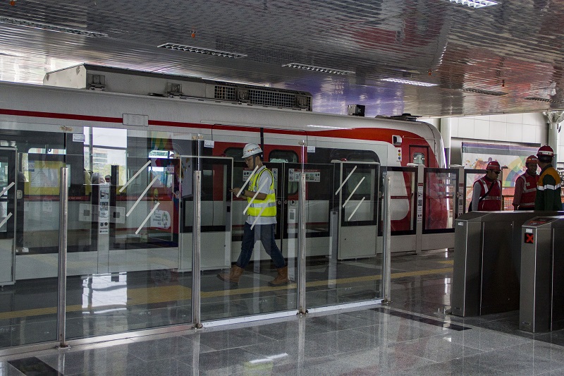 PT KAI targetkan 13 stasiun LRT Palembang rampung tahun ini