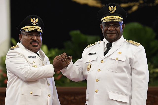 Gubernur Papua dan seluruh bupati/wali kota dukung Jokowi