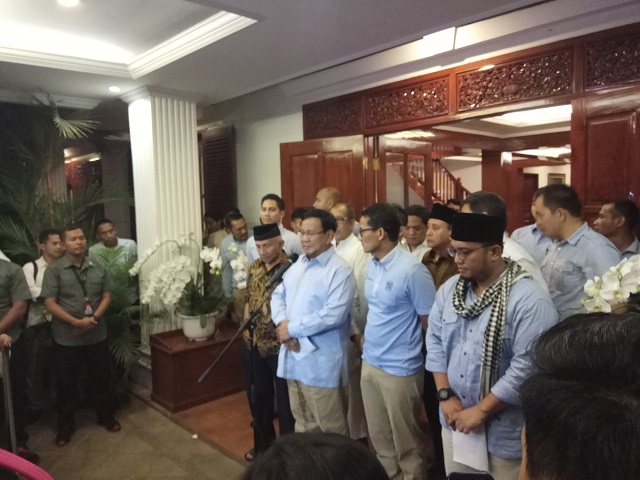 Prabowo-Sandi sebut laporan Farhat soal Ratna Sarumpaet tak tepat
