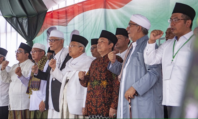 Puluhan habib dan ulama deklarasi dukung Jokowi-Maruf