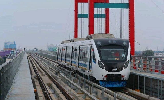 Seluruh stasiun LRT Palembang segera beroperasi