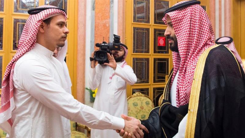 Jabat tangan putra Khashoggi dan pangeran Arab Saudi jadi sorotan