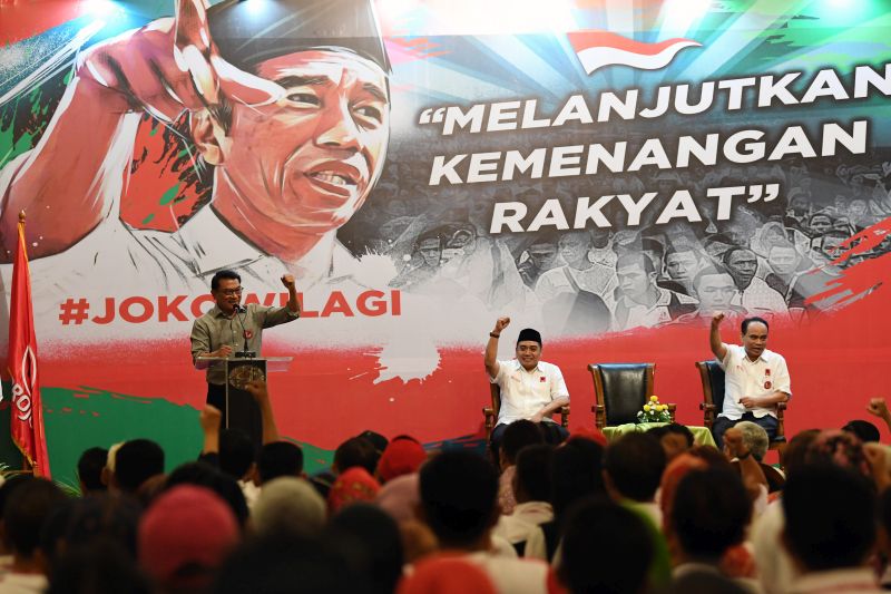 Jokowi-Maruf targetkan 70% suara di Pilpres 2019