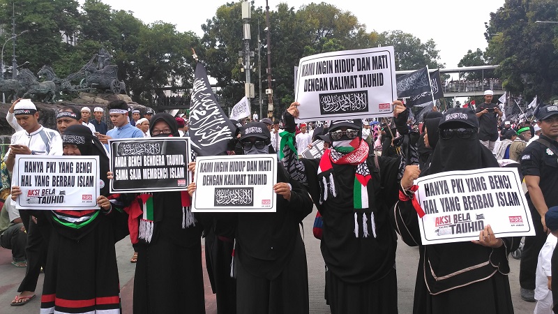 Lima tuntutan massa aksi bela Tauhid kepada pemerintah Indonesia