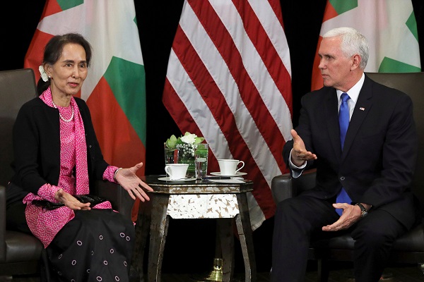 Bertemu Suu Kyi, Wapres AS kritik keras soal krisis Rohingya