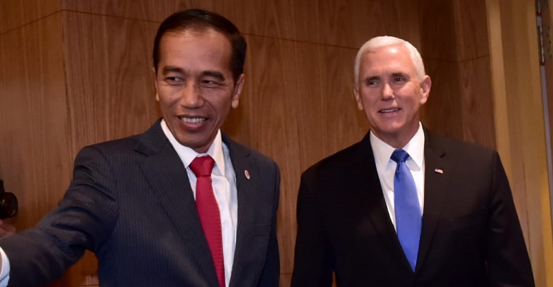 Bertemu Wapres AS, Presiden Jokowi bahas kerja sama di tiga bidang