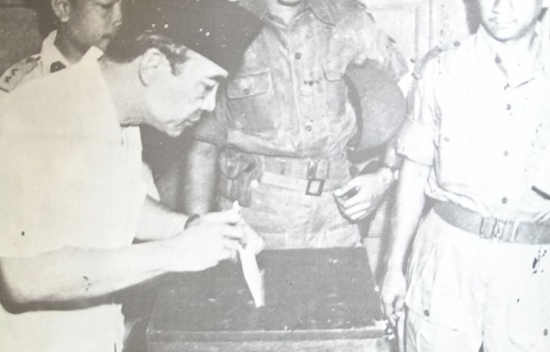 Sindir-menyindir politikus partai politik saat Pemilu 1955