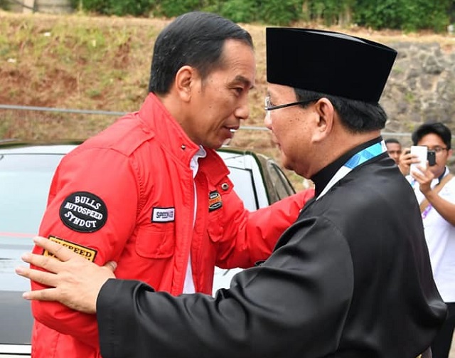 Survei Median: Elektabilitas Jokowi-Maruf hanya unggul 12%