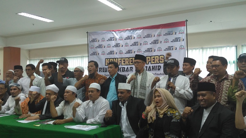 Panitia Reuni 212 undang Jokowi dan Prabowo sekaligus