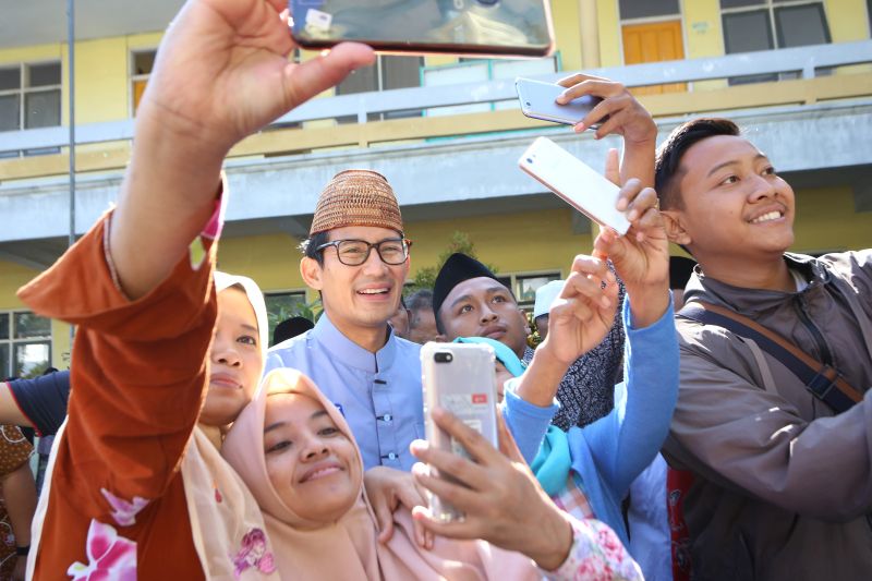 Sandi effect, tingkatkan elektabilitas Prabowo-Sandi