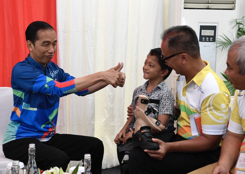 Presiden Jokowi dorong para difabel ukir prestasi