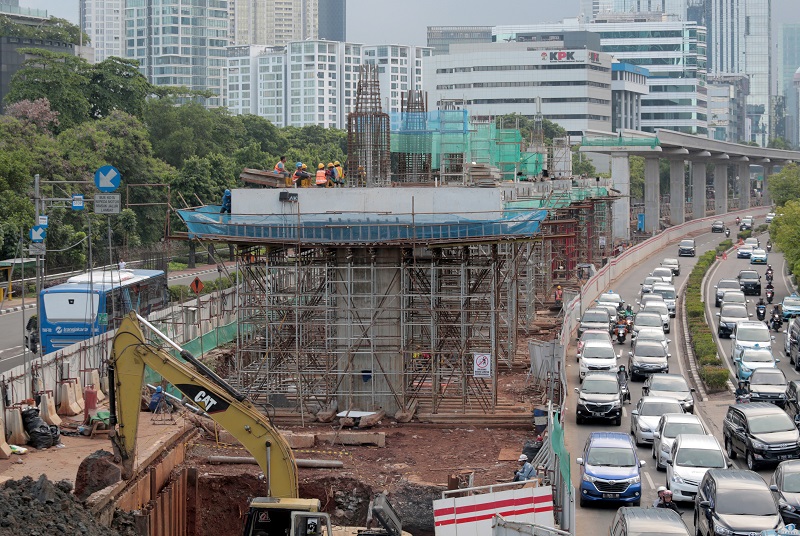 Proyek MRT dan LRT perburuk kualitas udara di Jakarta