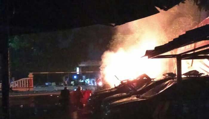 Pembakaran Mapolsek Ciracas diduga melibatkan oknum TNI