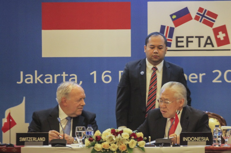 Indonesia diuntungkan dari perjanjian dengan EFTA