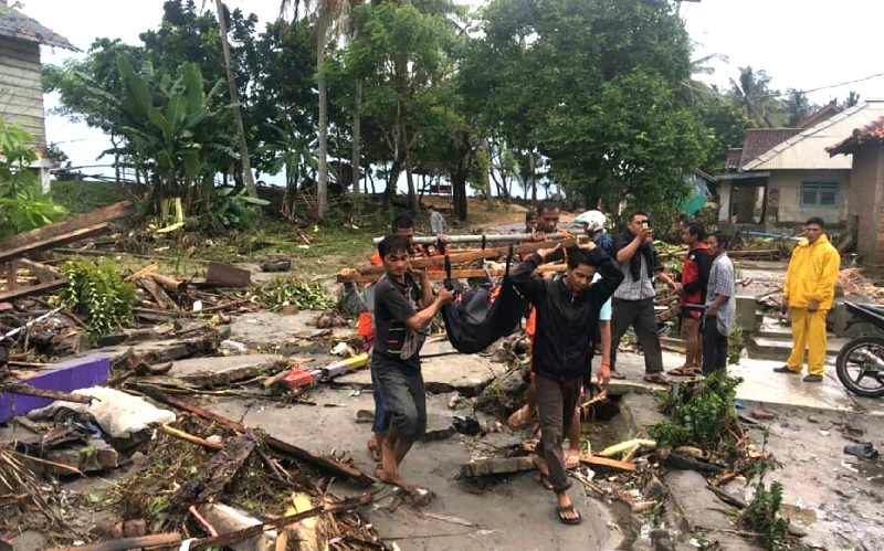 Sirene bahaya Tsunami kembali berbunyi, warga naik ke bukit 
