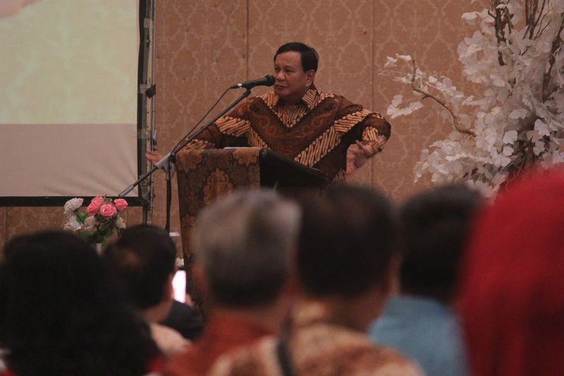 Prabowo: Negara kita berada di jalan yang keliru
