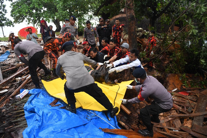 BNPB Revisi Jumlah Korban Meninggal Tsunami Selat Sunda