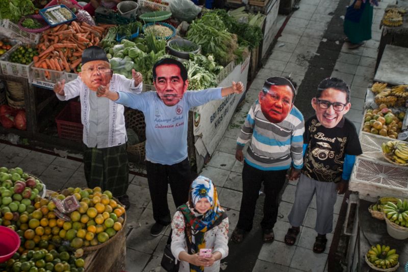 Drama penentuan cawapres bagi Jokowi dan Prabowo