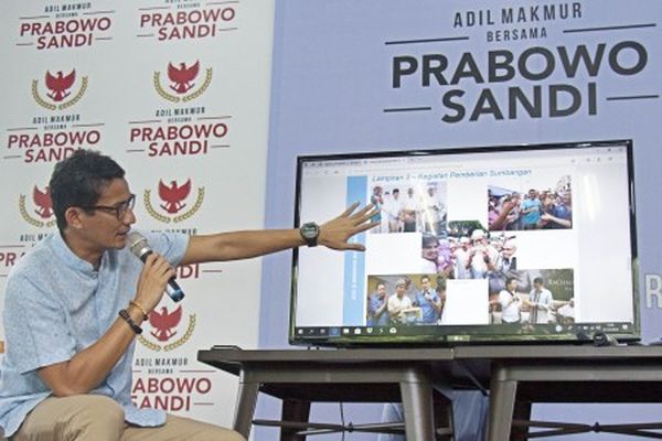 Prabowo-Sandi habiskan Rp46,6 miliar